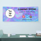 Demnächst Minimal für Social Media & Business-Logo Banner (Messe)