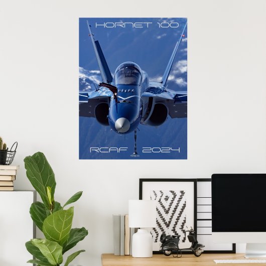 Demo 2024 für das Hornet 100 CF18 Poster (Heimbüro)