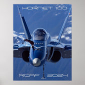 Demo 2024 für das Hornet 100 CF18 Poster (Vorne)