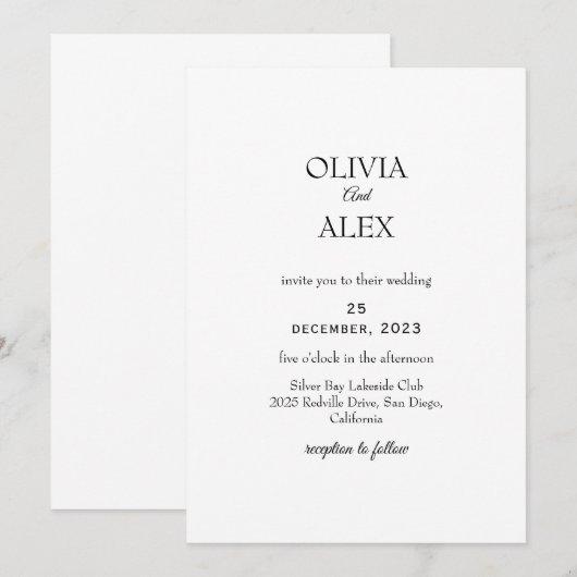 Demo 5 - Einladung (Vorne/Hinten)