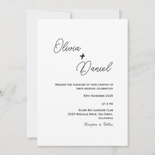 Demo 8 - Einladung (Vorderseite)