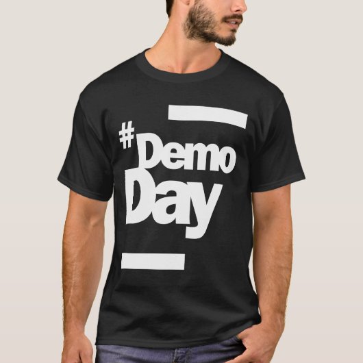 Demo Day - Hashtag Demoday T-Shirt (Vorderseite)