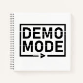 Demo-Modus Audio V1 Notizblock (Vorderseite)