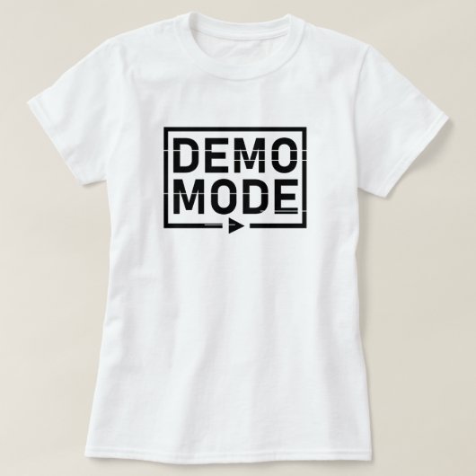 Demo-Modus Audio V1 T-Shirt (Design vorne)
