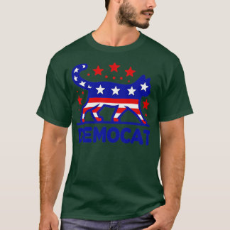 DEMOCAT Cat Ladys for Kamala 2024 T-Shirt