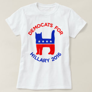 "Democats für Hillary 2016" der T - Shirt Frauen