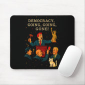 Democracy Auction Gone Funny Litical Satire Gift Mousepad (Mit Mouse)
