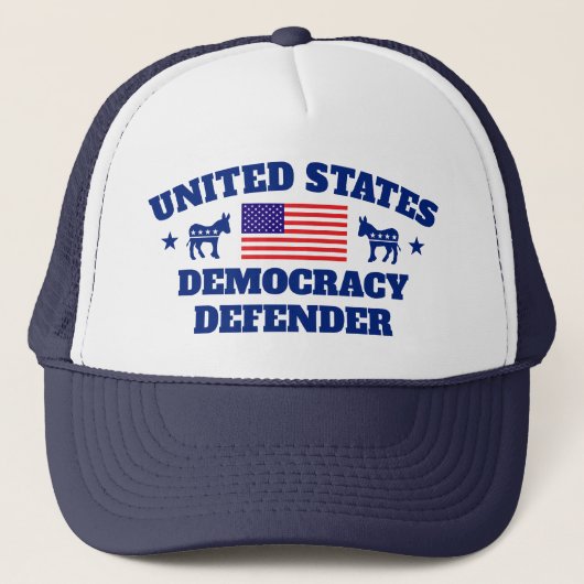 Democracy Defender©™ Trucker Hat Truckerkappe (Vorderseite)