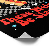 Democracy Is Collapsing But These Wieners Be Slapn Poster (Ecke)