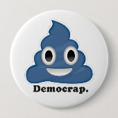 Democrap Emoji Button (Vorderseite)