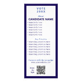 Democratic 2026 Political Campaign Canvassing Tool Werbekarte (Hinten)