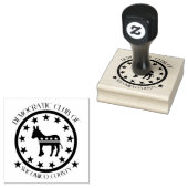 Democratic Club of Wicomico County Stamp Gummistempel (Stempel)