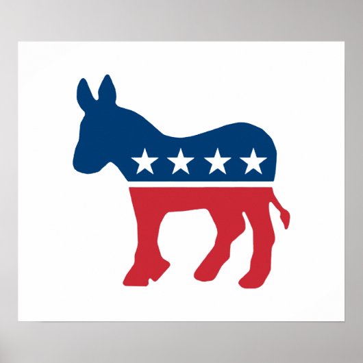 Democratic Donkey Poster (Vorne)