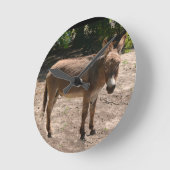 Democratic Donkey Runde Wanduhr (Winkel)
