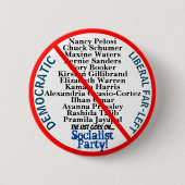Democratic Far Left USA Button (Vorderseite)