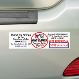 Democratic Nancy Pelosi Edit YEAR Autoaufkleber