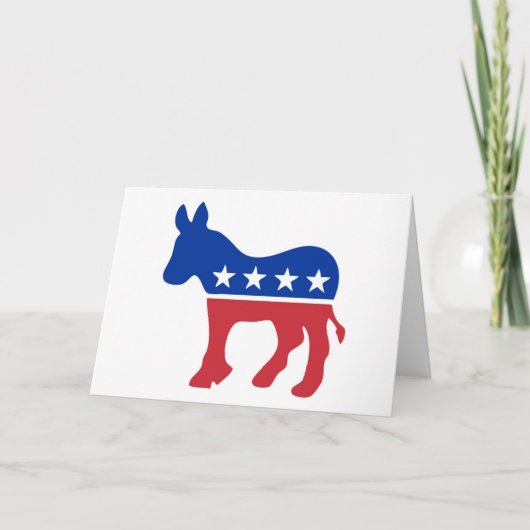 Democratic Notecard Karte (Vorderseite)