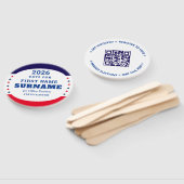 Democratic Party Campaign Personalized QR & Date Fächer (Non-assembled)