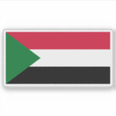 Democratic Republic of Sudan flag (1969–1985) Aufkleber (Vorderseite)