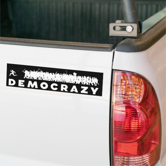 Democrazy Autoaufkleber (Auf Lkw)