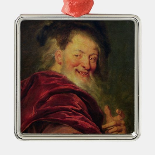 Democritus 1692 silbernes ornament (Vorne)