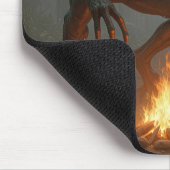 Demogorgon Creatures Around a Campfire Mousepad (Ecke)