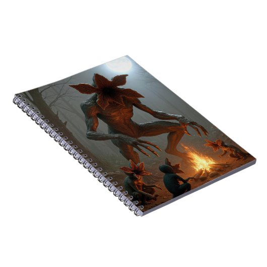Demogorgon Creatures Around a Campfire Notizblock (Rechte Seite)