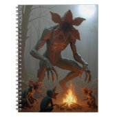 Demogorgon Creatures Around a Campfire Notizblock (Vorderseite)