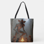 Demogorgon Creatures Around a Campfire Tasche (Vorderseite)