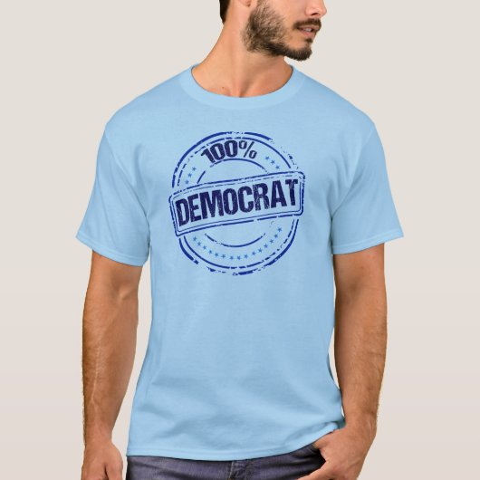 Demokrat 100% T-Shirt (Vorderseite)