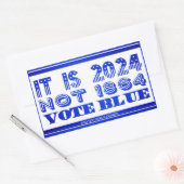 Demokrat 2024 rechteckiger aufkleber (Umschlag)