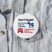 DEMOKRAT-ABSTIMMUNG AUF BUTTON (Beispiel)