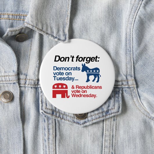 DEMOKRAT-ABSTIMMUNG AUF BUTTON (Beispiel)