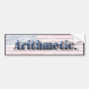 Demokrat-Arithmetik-Autoaufkleber Autoaufkleber