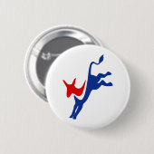 Demokrat Button (Vorne & Hinten)