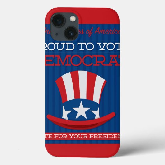 Demokrat Case-Mate iPhone Hülle (Rückseite)