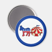 Demokrat Circus Donkey Magnet (Vorderseite/Rückseite)