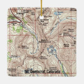 Demokrat Colorado Topo Karte Keramikornament (Rückseite)
