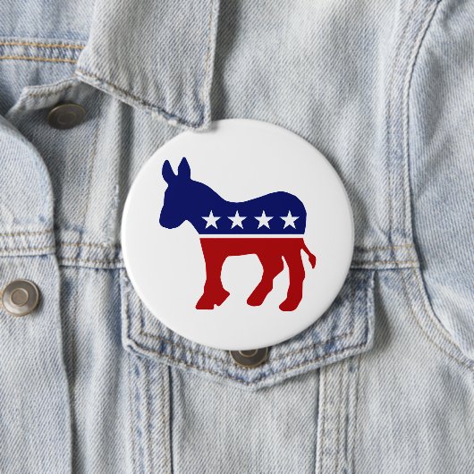 Demokrat Donkey 1 Button (Beispiel)