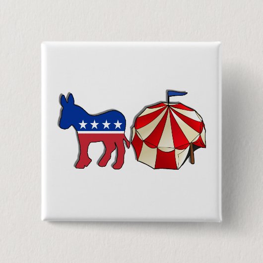 Demokrat Donkey Circus Button (Vorderseite)