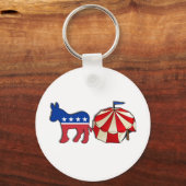 Demokrat Donkey Circus Schlüsselanhänger (Vorderseite)