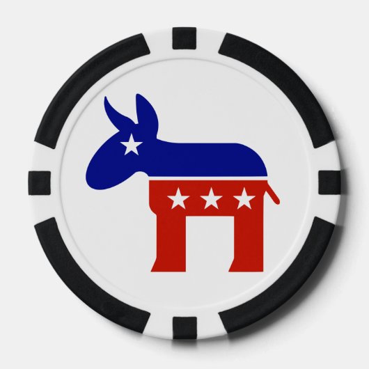 Demokrat Donkey Gifts Pokerchips (Vorderseite)