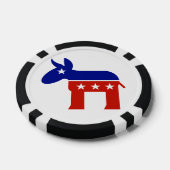Demokrat Donkey Gifts Pokerchips (Einzeln)