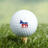 Demokrat Donkey Golf Balls Golfball (Insitu T-Shirt)