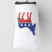 Demokrat Donkey Golf Putter Cover Golf Headcover (Rotieren 90)