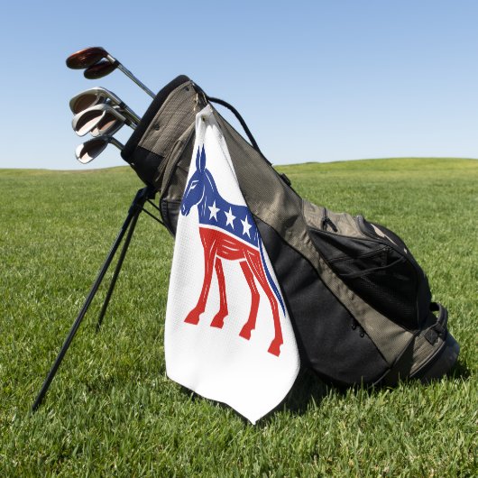 Demokrat Donkey Golfhandtuch (Gras)