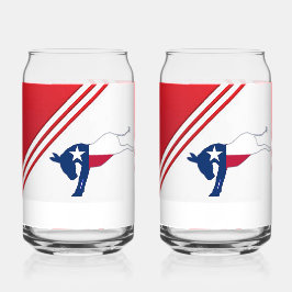 Demokrat Donkey kann Glass Dosenglas