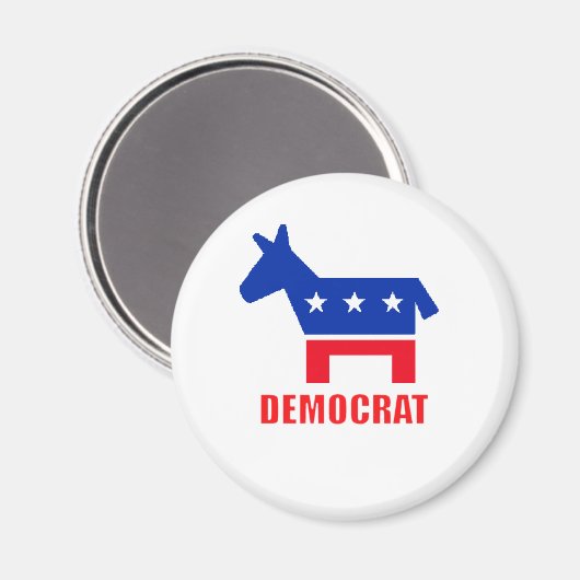 Demokrat Donkey Magnet (Vorderseite/Rückseite)