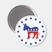 Demokrat Donkey Magnet (Vorderseite/Rückseite)