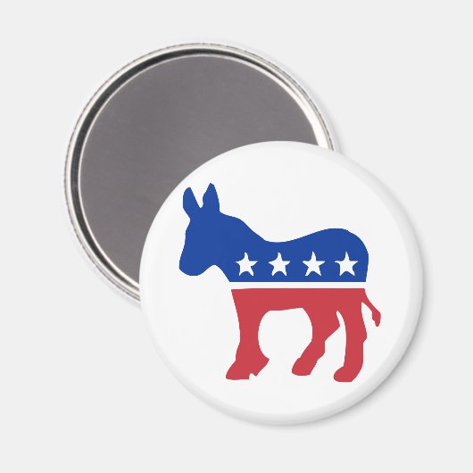 Demokrat Donkey Magnet (Vorderseite/Rückseite)